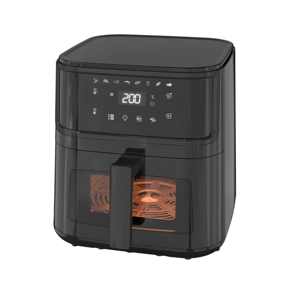 Hordozható intelligens LCD Visual Air Fryer